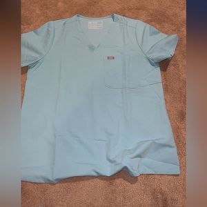 Figs Sea Foam Scrubs top and joggers